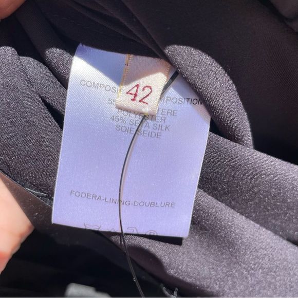 Stella McCartney black fringe dress size 42 6 - Picture 15 of 16